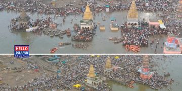 चंद्रभागा नदीच्या पाणीपातळीत वाढ; वारकरी व नागरिकांना नदीपात्रात न जाण्याचे आवाहन